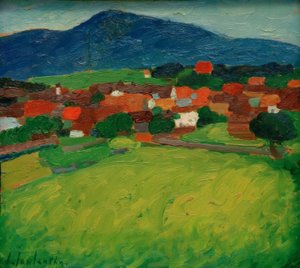vesnice Murnau od Alexej von Jawlensky