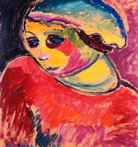 Zelená kapota; Grune Haube, 1911 od Alexej von Jawlensky
