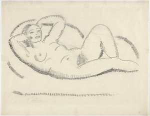 ležící akt od Alexej von Jawlensky