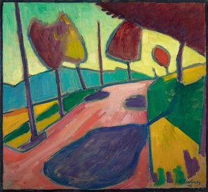Krajina v okolí Murnau od Alexej von Jawlensky