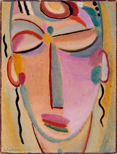Mystická hlava: meditace od Alexej von Jawlensky