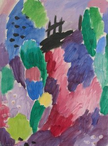 Roter Road, St. Prex. 1915 od Alexej von Jawlensky