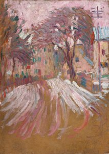 Ulice v zimě od Alexej von Jawlensky
