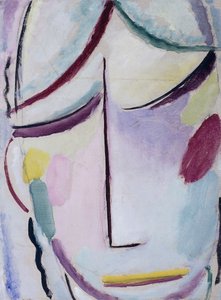 Tvář Spasitele; Heilandsgesicht, kolem roku 1921 od Alexej von Jawlensky