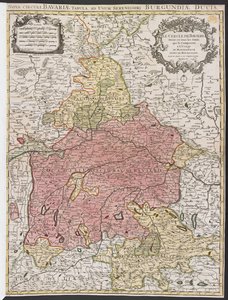 Mapa Bavorska