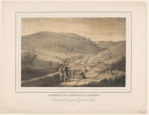 Graf van Napoleon op Sint-Helena Napoleonova hrobka v Ste. Helena (název na objektu) od Alexis Bafcop