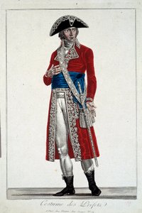 Rytina Prefet v červeném kostýmu od Alexise Chataigniera (1772-1817) od Alexis Chataigner