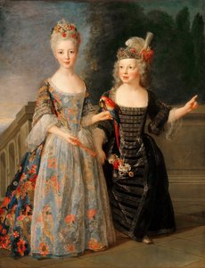Catherine-Eléonore-Eugènie de Béthisy, budoucí princezna z Montaubanu, a její bratr Eugène de Béthi