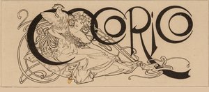 Název časopisu Cocorico, 1898.