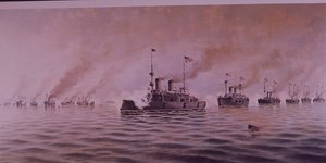 Španělsko-americká válka 1898, bitva u Manilského zálivu od Alfonso Sanz