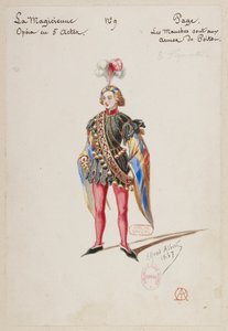 Halévy - La magicienne - kostýmní modely Alfreda Alberta - 09. Strana: 2 Osm doplňků od Alfred Albert