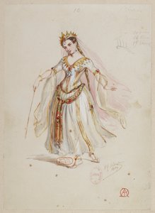 Halévy - La magicienne - kostýmní modely Alfreda Alberta - 10. víly, ženský sbor