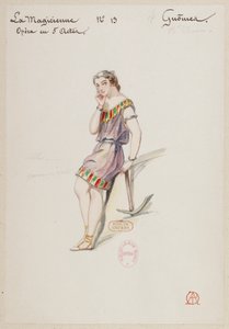 Halévy - La magicienne - kostýmy Alfred Albert - 13. Gnômes, ballet dames od Alfred Albert