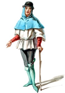 Halévy - La magicienne - kostýmní modely Alfreda Alberta - 15. Paysan (retušováno)