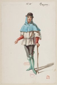Halévy - La magicienne - kostýmní modely Alfreda Alberta - 15. Paysan od Alfred Albert