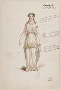 Halévy - La magicienne - kostýmní modely Alfreda Alberta - 21. Mélusine, 3. kostým od Alfred Albert