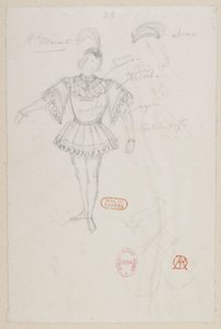Halévy - La magicienne - kostýmní modely Alfreda Alberta - 23. M. Mérante, (pas de deux) od Alfred Albert