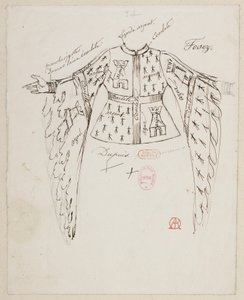 Halévy - La magicienne - kostýmní modely Alfreda Alberta - 34. Pánové Fosez, Dupuis, Ponceau od Alfred Albert