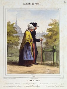Žena z Invalidovny, z Pařížských žen, 1841-42 od Alfred Andre Geniole
