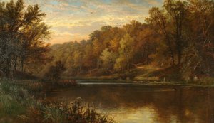 Swanbourne Lake podzim, Arundel Park Sunset