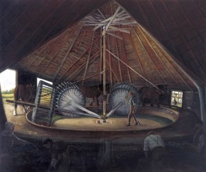 Woad Mill v Parson Drove, kolem roku 1900 od Alfred Balding