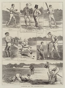 Humours of the Cricket-Field od Alfred Chantrey Corbould