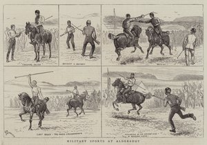 Military Sports v Aldershot od Alfred Chantrey Corbould