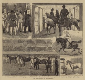Metropolitní koňská show od Alfred Chantrey Corbould