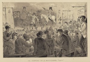 Večer ve Whitechapel Gaff od Alfred Concanen