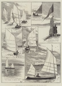 Royal Canoe Club, závod o Challenge Cup na Welsh Harp, Hendon
