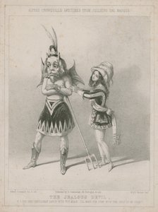 Alfred Crowquill skici z Jullienovy bal masky: Žárlivý ďábel