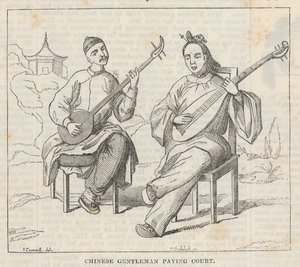 Čínští pánové hrají soud od Alfred Crowquill