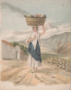 Žena huckster z Port Orotava od Alfred Diston
