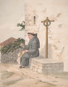františkánský mnich od Alfred Diston