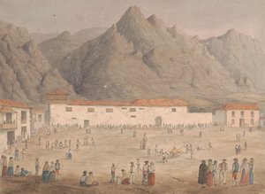 Náměstí ve vesnici Los Silos, Tenerife