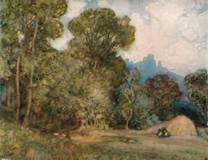 Chateau Gaillard, c1864-1906, 1906 od Alfred East