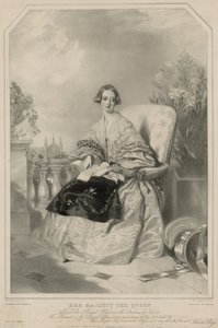Královna Viktorie od Alfred Edward Chalon