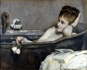 Alfred Stevens: „Koupel“ 1867. Národní muzeum v Compiègne od Alfred Emile Stevens