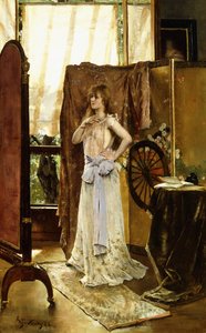 Zkouška, 1888 od Alfred Emile Stevens