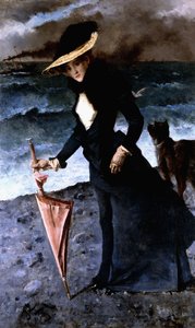 The Gale, 1891 od Alfred Emile Stevens