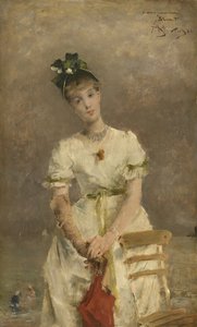 Mladá žena u moře, 1886 od Alfred Emile Stevens