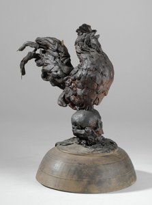Jedna z 9 maket pro komín Sam Wilson, kolem 1908-14 (sádra a šelak) (viz také 876021) od Alfred Gilbert