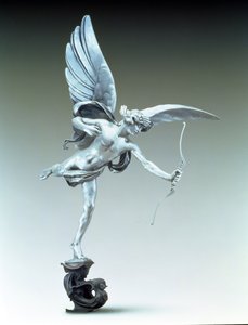 The Angel of Christian Charity, replika Erose z The Shaftesbury Memorial, 1893 (hliník)