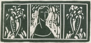 Linoleum Cut with Tribute od Sherwood Anderson
