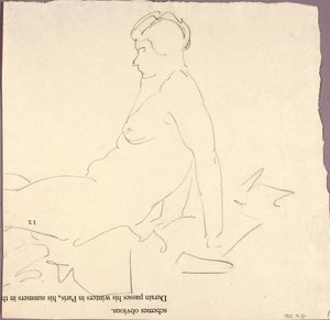 Ležící akt od Alfred H. Maurer