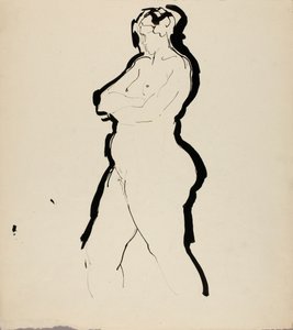 Stojící akt od Alfred H. Maurer
