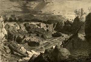 „Velké vodopády Potomac“, 1874.