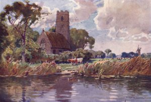 Irstead Church, Norfolk od Alfred Heaton Cooper