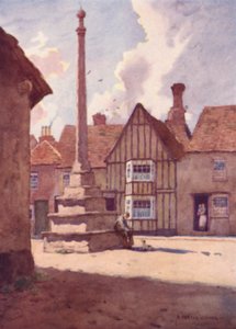 Lavenham Market Cross, Suffolk od Alfred Heaton Cooper