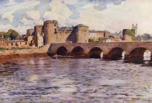 Hrad Limerick od Alfred Heaton Cooper